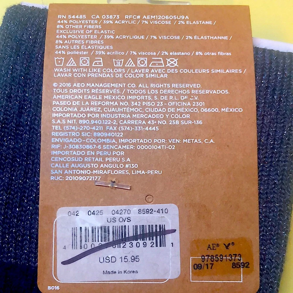 AE and High Sierra Woman’s Socks-3 pair NWT
